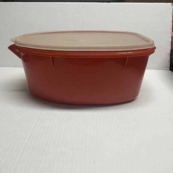 Tupperware Flavor Saver Red Container #487-1 Turkey Ham Chicken Roast - Picture 6 of 16